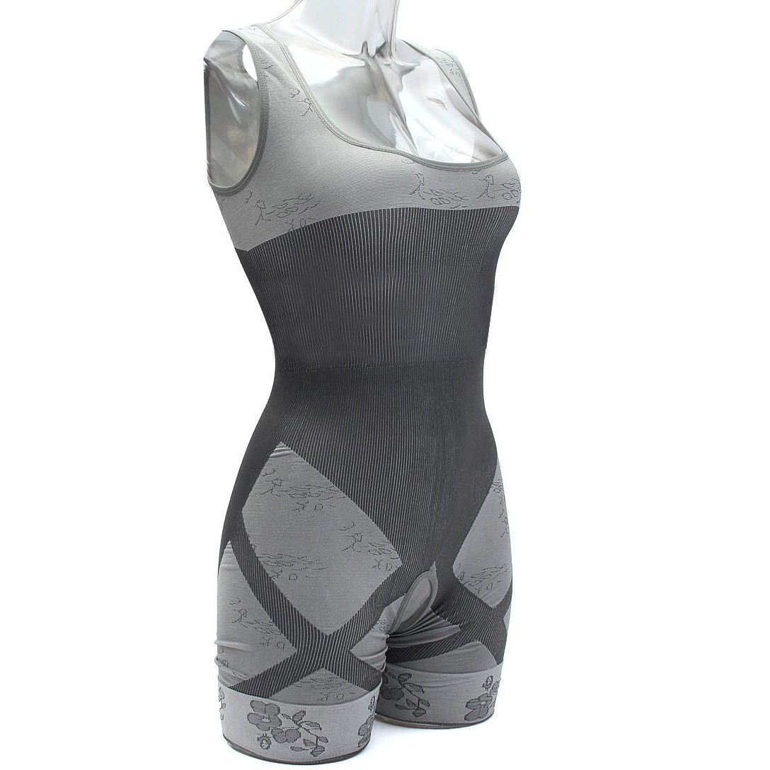 BAMBOO CHARCOAL MAGIC SLIM FULL BODY SHAPER WAIST CINCHER THIGH REDUCER SUIT