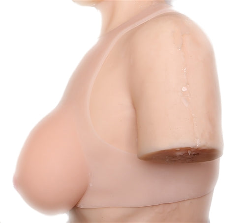 Envy Body Shop Realistic Magical Cross Strap Silicone Breast Form for Mastectomy and Cross Dresser