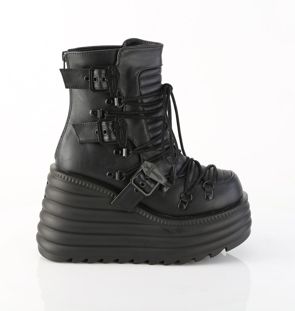 MORTE-68 4 1/2" Platform Ankle Boot, Back Zip