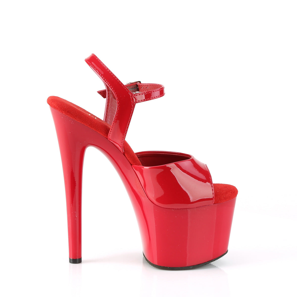 PASSION-709 *7" Heel, 2 3/4" PF Ankle Strap Sandal