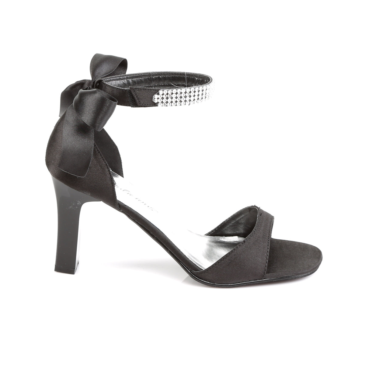 ROMANCE-372 *3 1/4" Square Heel Closed Back Sandal W/Bow