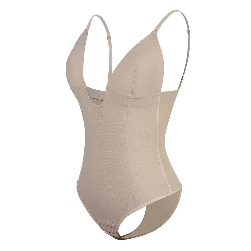 Women’s Low-Back Shapewear Backless Strapless Bridal Bodysuit