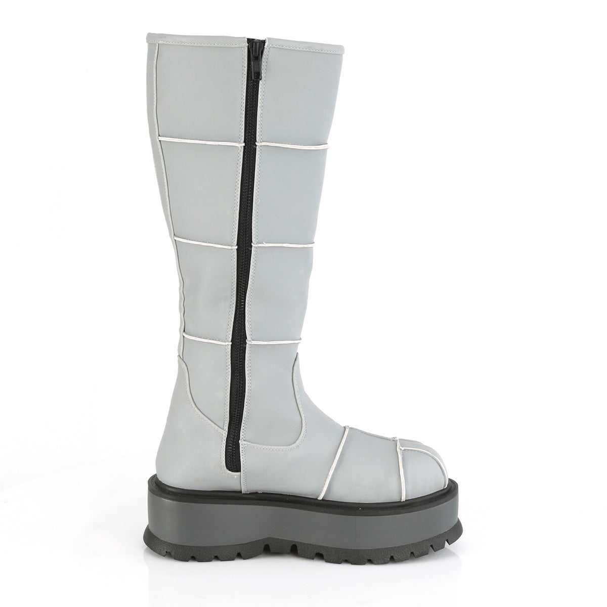 SLACKER-230 *2" PF Knee High Boot, Side Zip