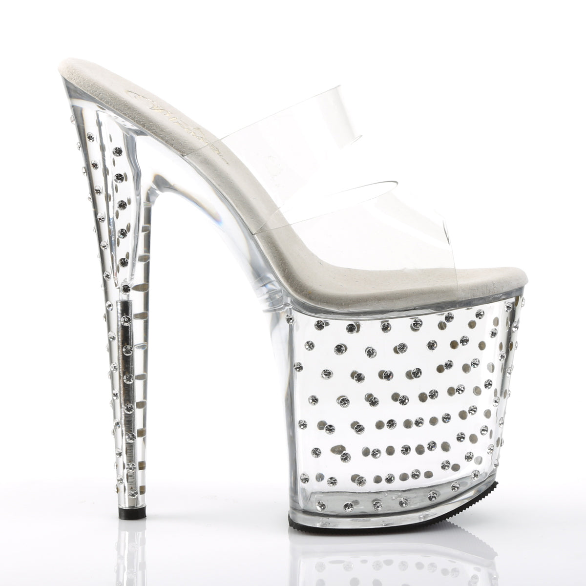 STARDUST-802 8" Heel, 4" PF Two Band Slide w/ RS Studded Bottom