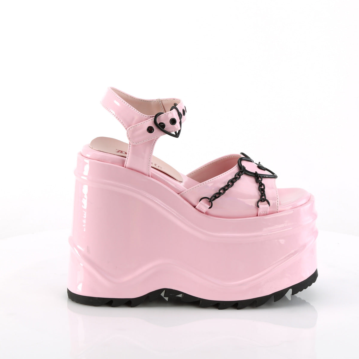WAVE-09 *6" Wedge PF Ankle Strap Sandal