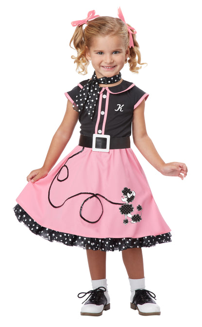 Toddler 50s Poodle Cutie Costume