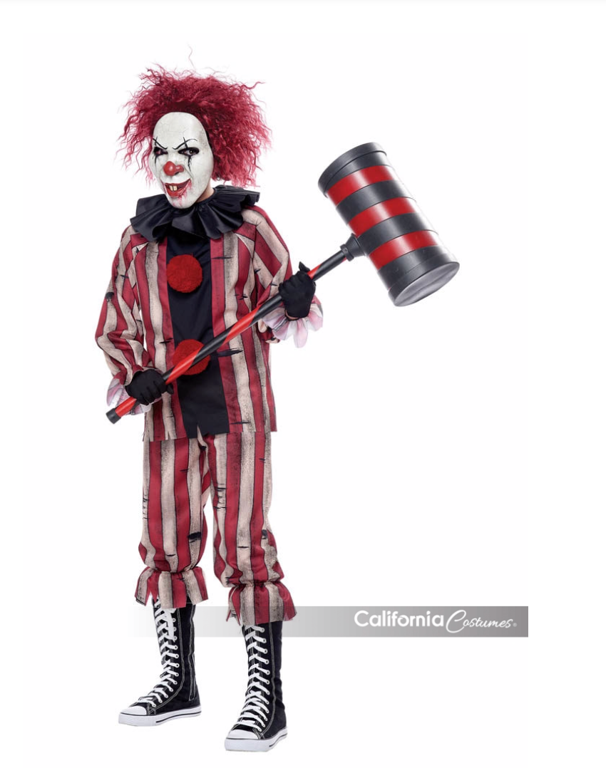 California costume NIGHTMARE CLOWN / CHILD