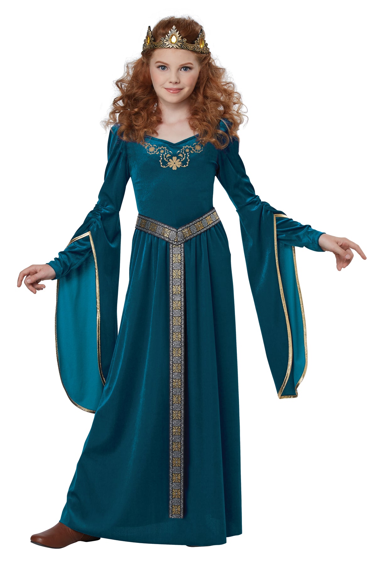 California Costume Royal Blue Medieval Princess Kids Costume
