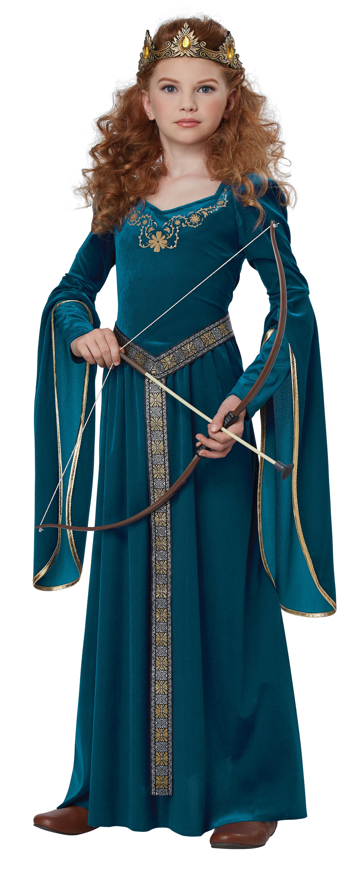 California Costume Royal Blue Medieval Princess Kids Costume