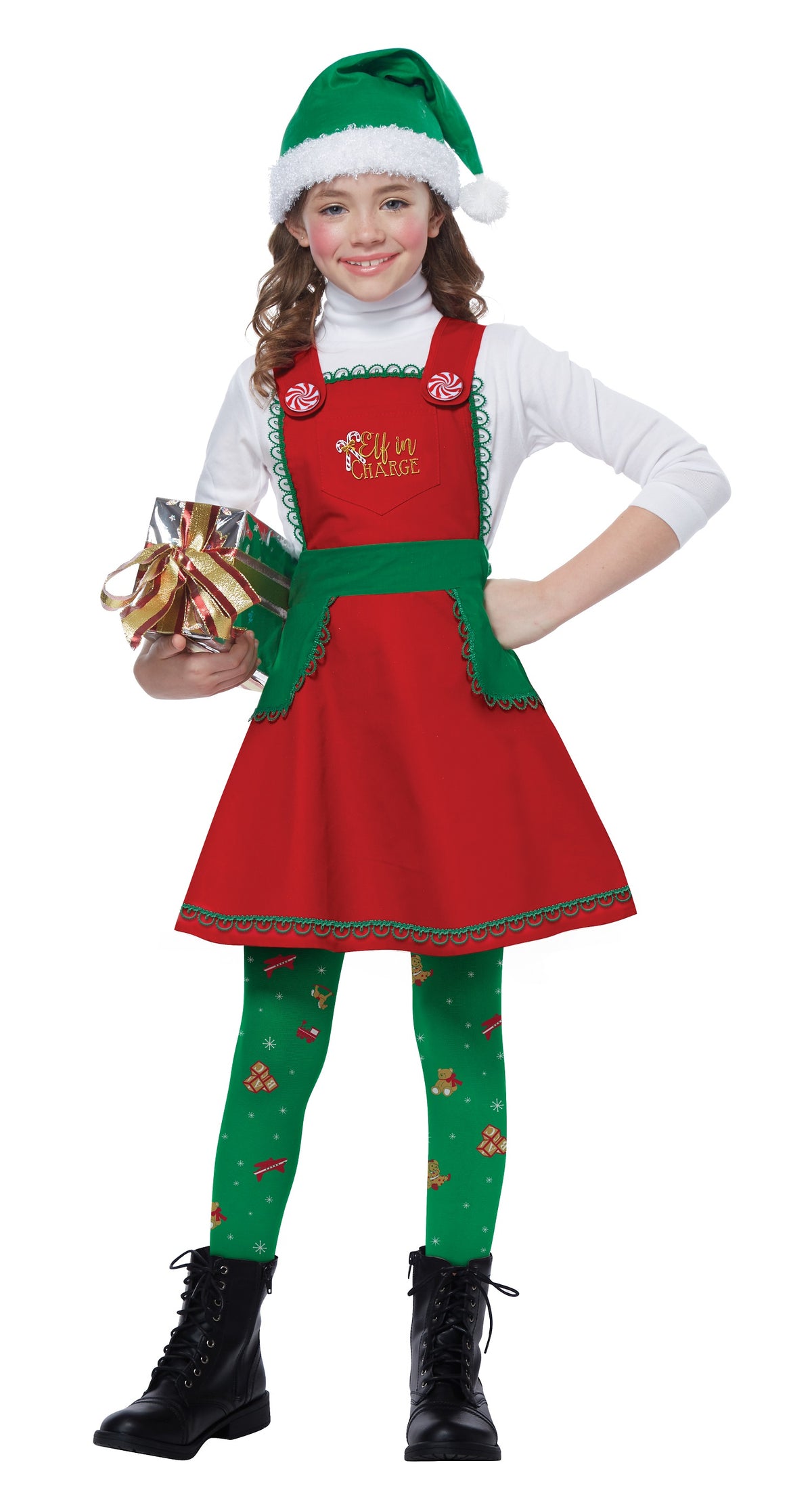 California Costume Children Elf In Charge
