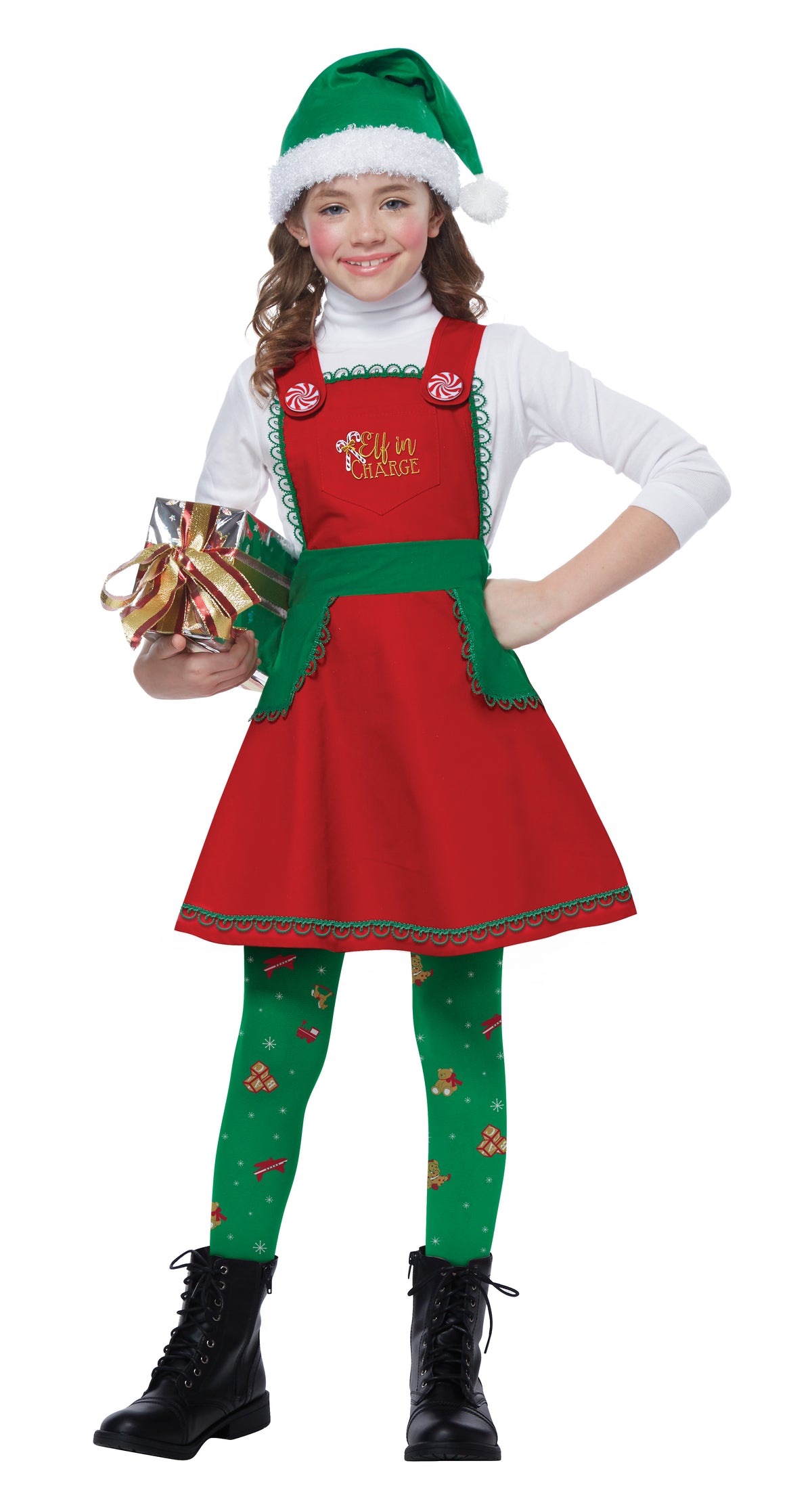 California Costume Children Elf In Charge