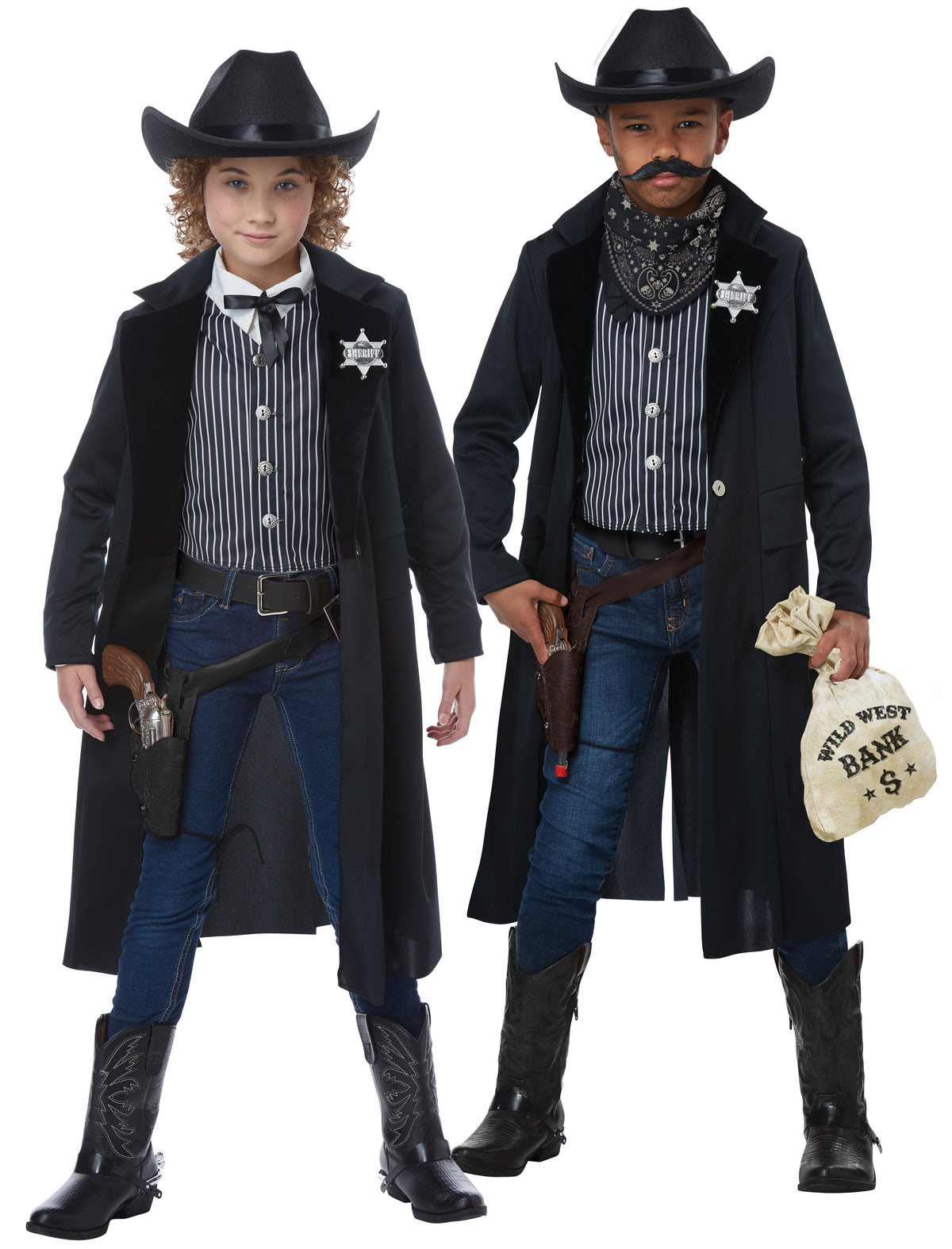 California Costumes Wild West Sheriff - Outlaw - Child