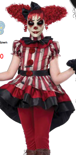 California Costume Wicked Klown Child
