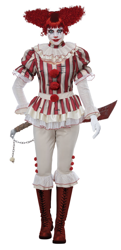 California Costume SADISTIC CLOWN
