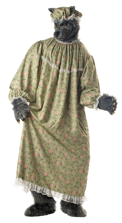 California Costume Wolf Granny Costume