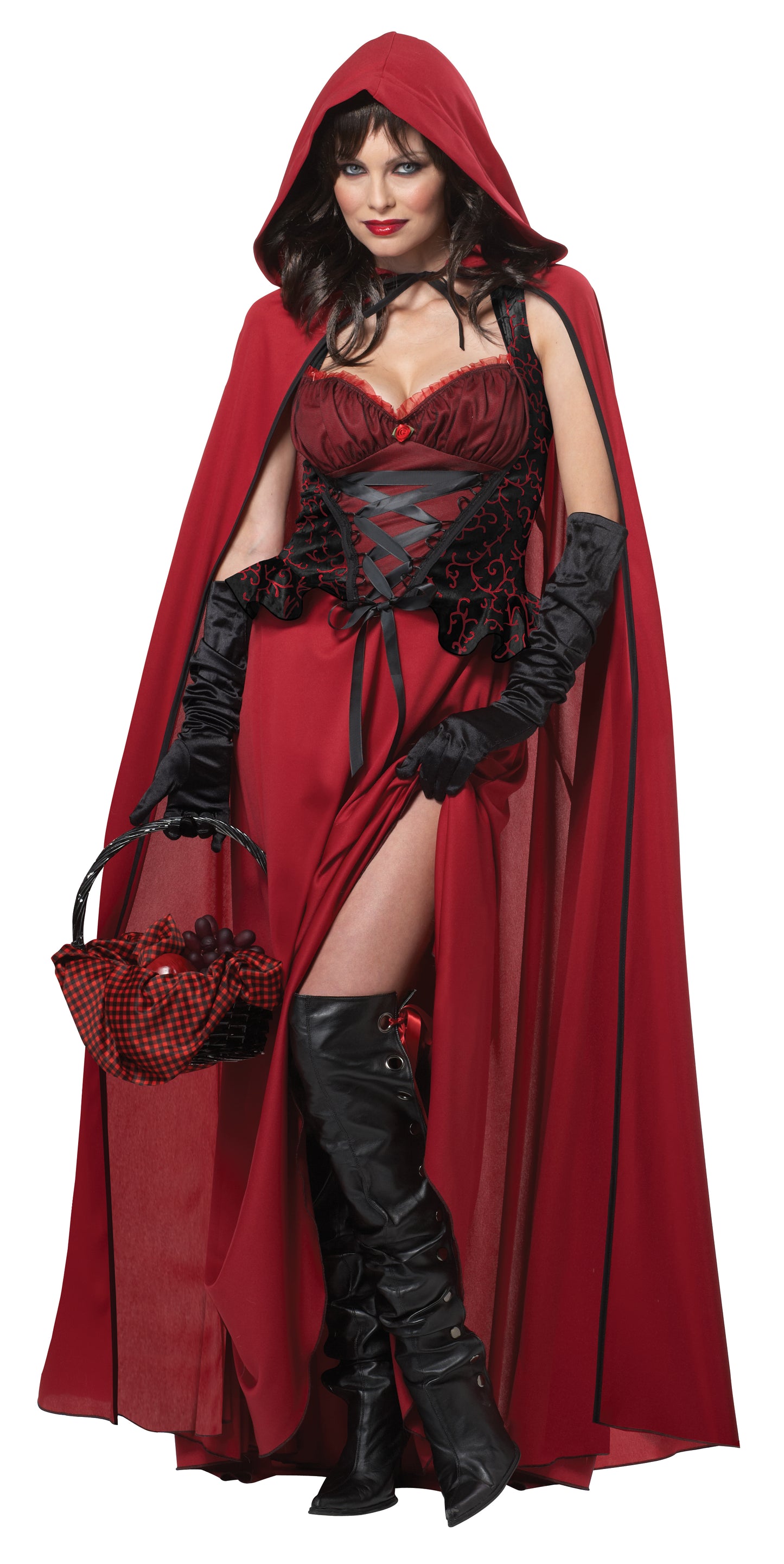 California Costumes Dark Red Riding Hood - Adult