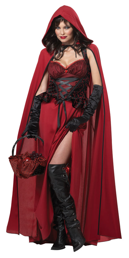 California Costumes Dark Red Riding Hood - Adult
