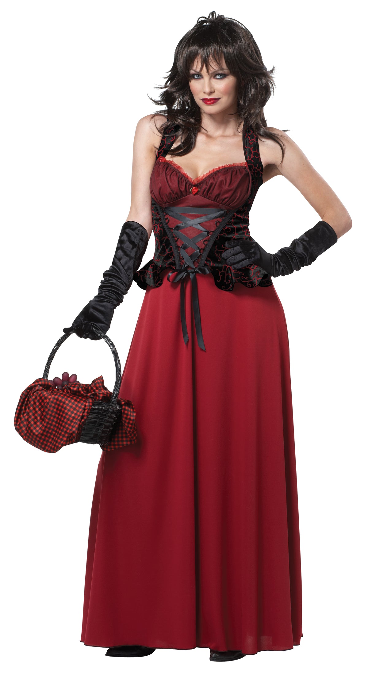 California Costumes Dark Red Riding Hood - Adult