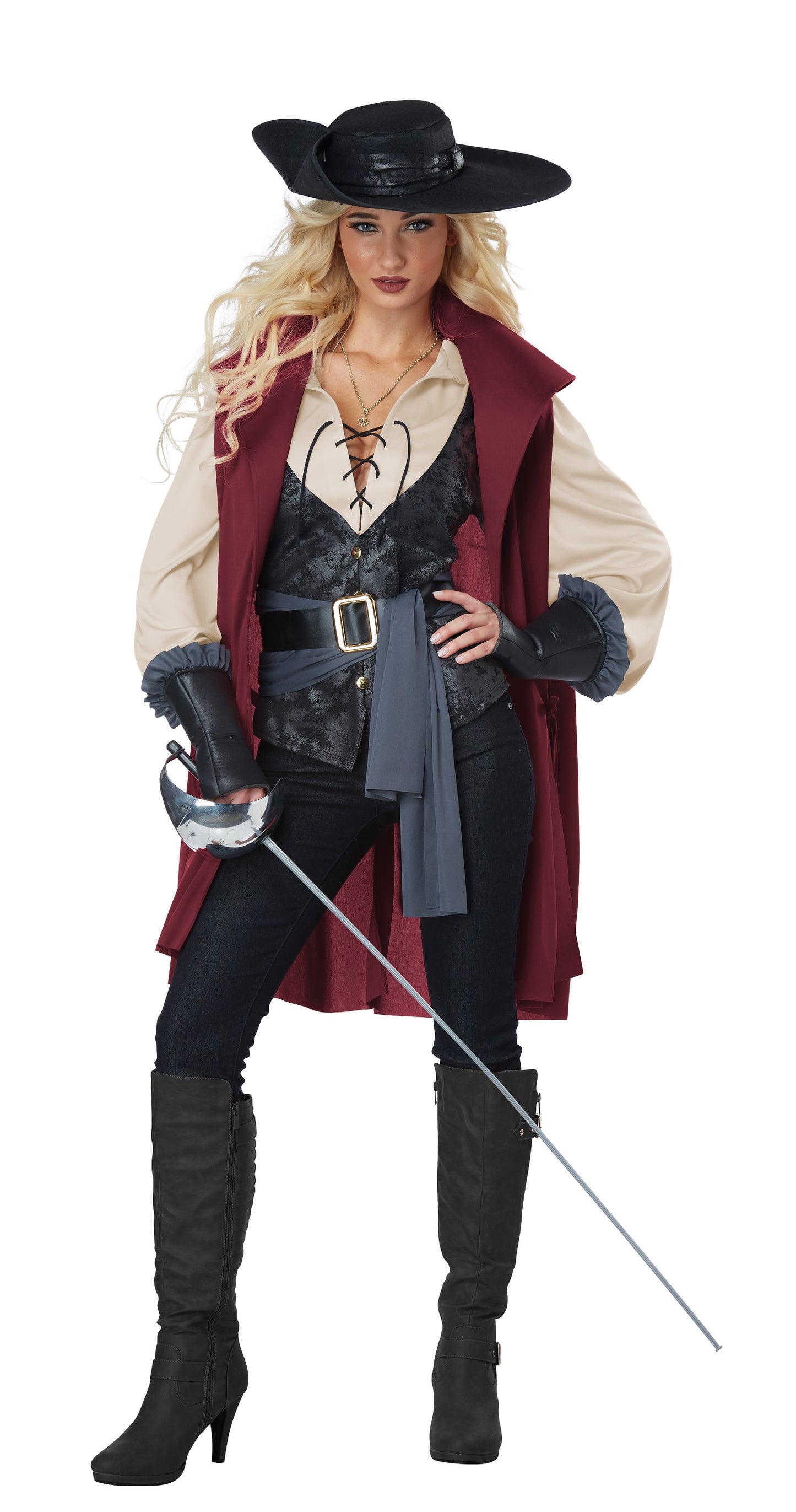 California Costume Lady Musketeer Costume