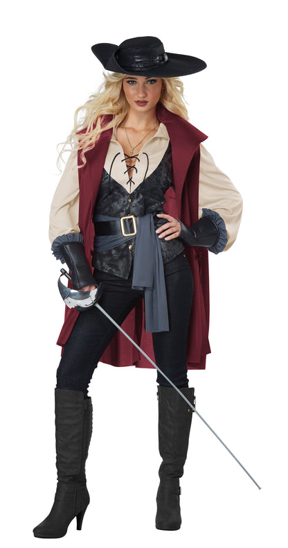California Costume Lady Musketeer Costume
