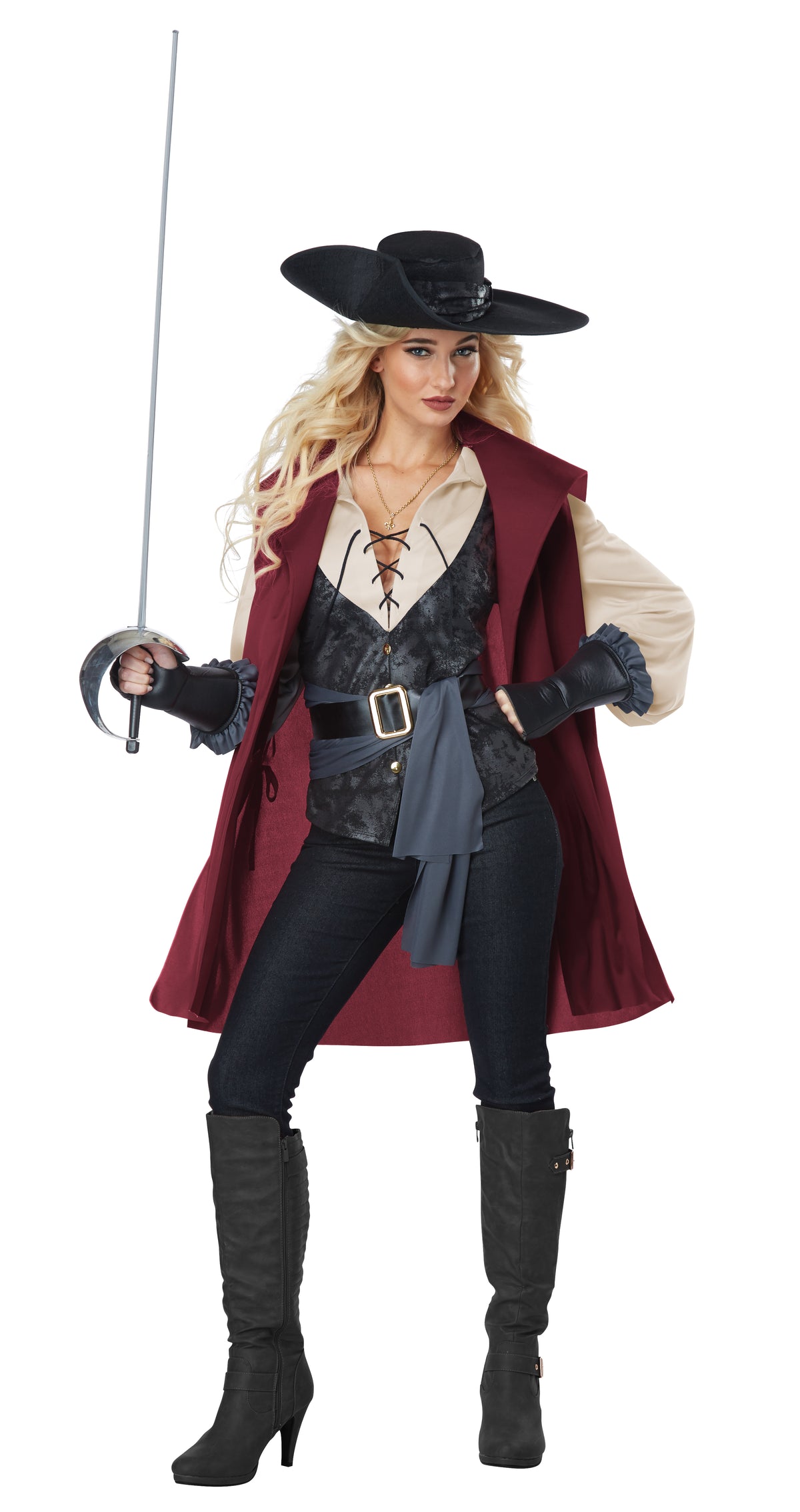 California Costume Lady Musketeer Costume