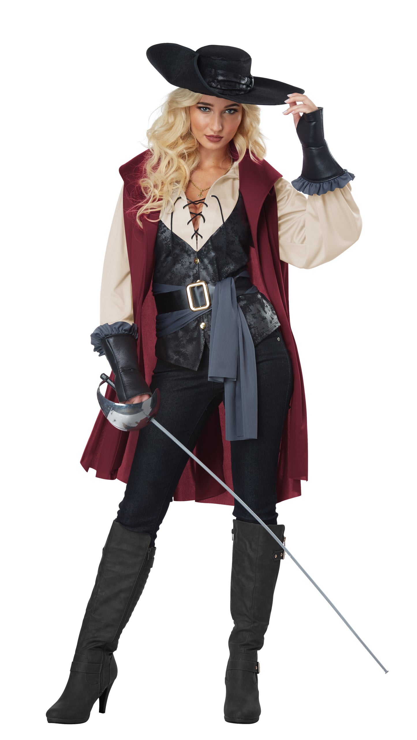 California Costume Lady Musketeer Costume