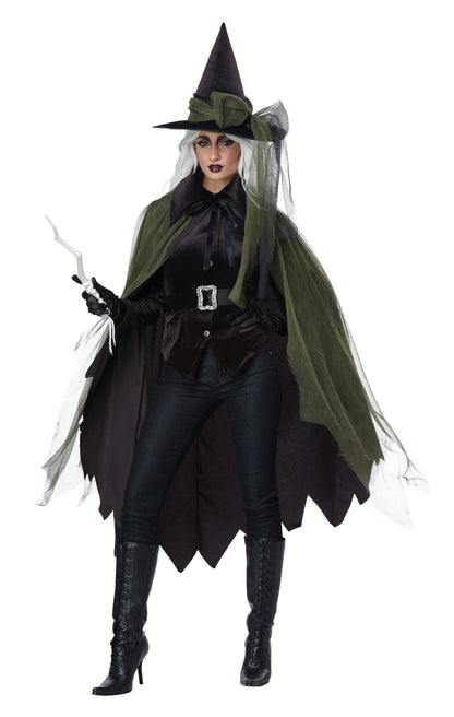 California Costume Gothic Witch Costume used