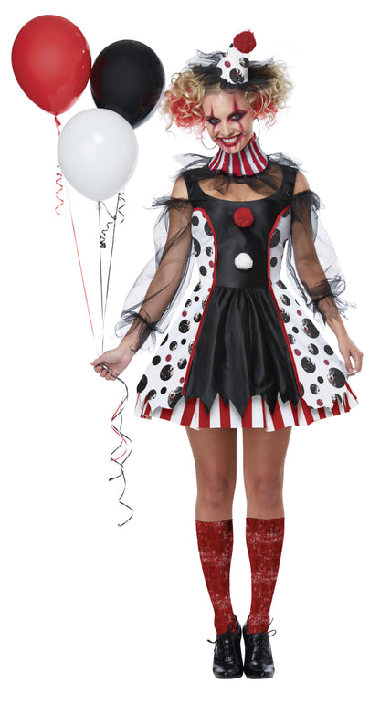 California Costumes Twisted Clown Adult Costume