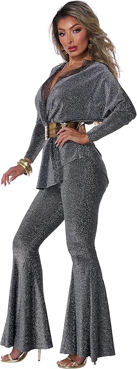 California Costume Womens Disco Dazzler 70s Costume