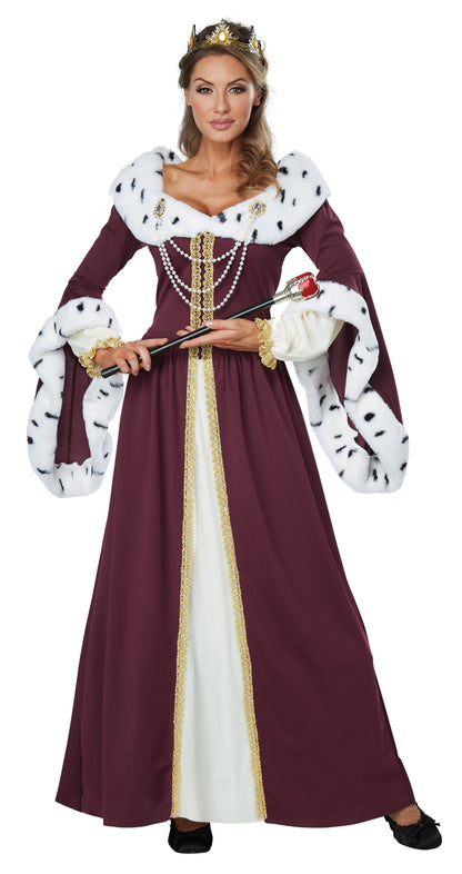 Womens Royal Storybook Queen Medieval Costume