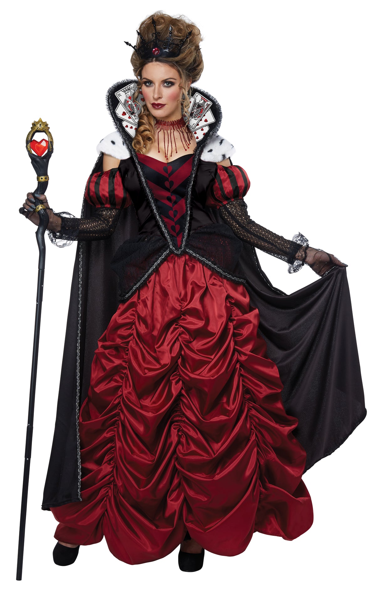 California Costumes Dark Queen Of Hearts - Adult