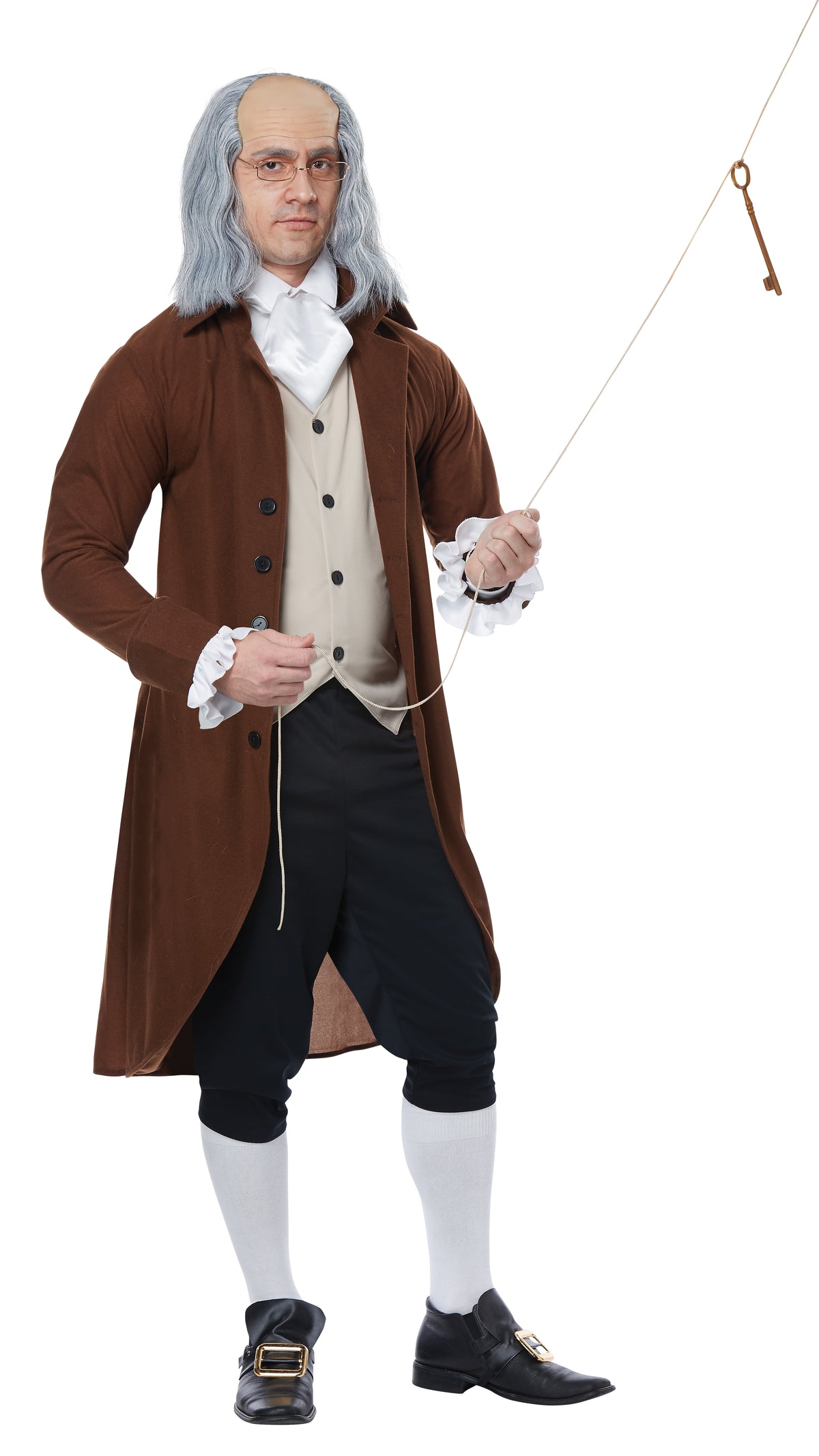 California Costume Benjamin Franklin / Colonial Man Costume