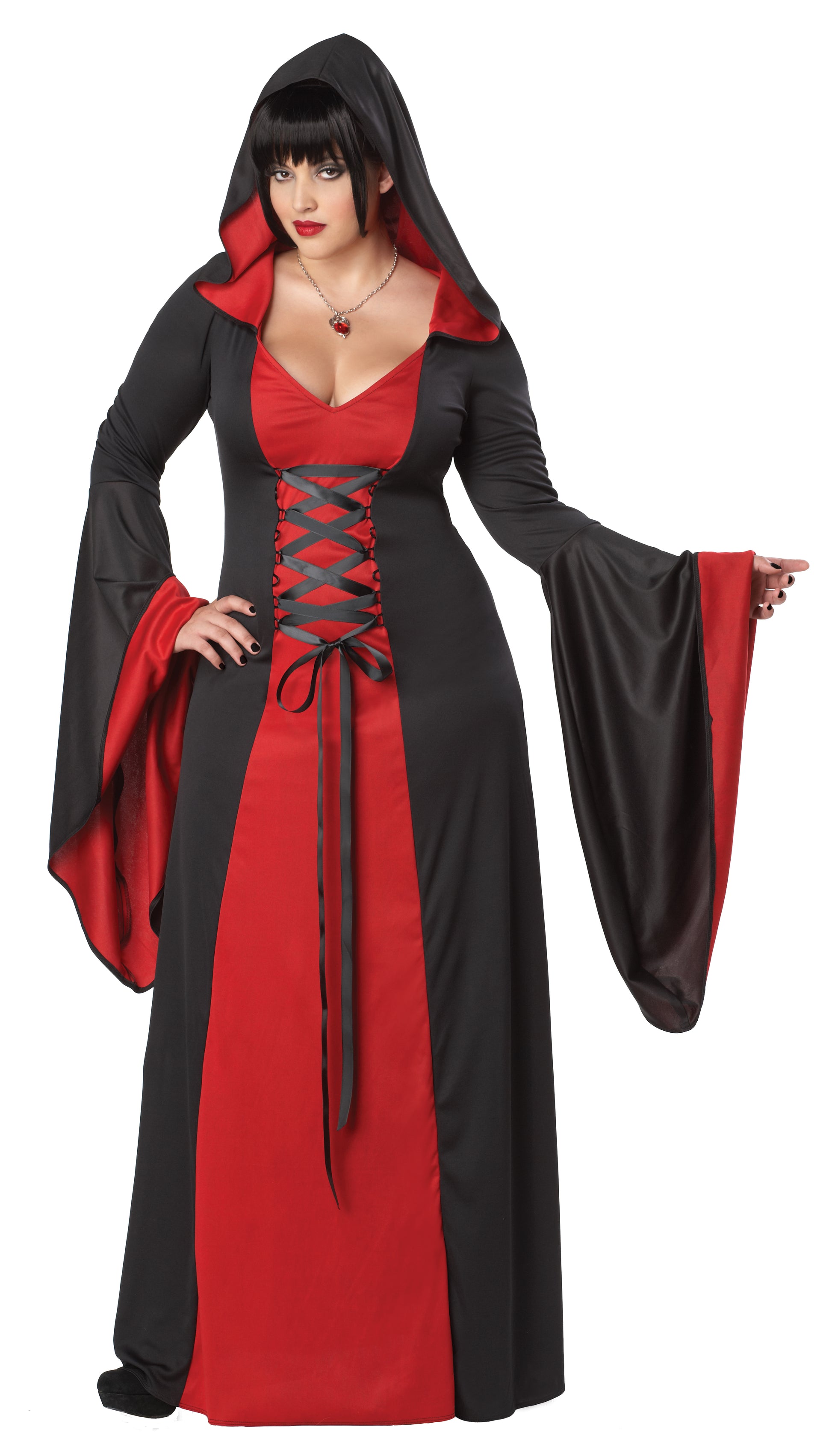California Costumes Plus-Size Deluxe Hooded Robe