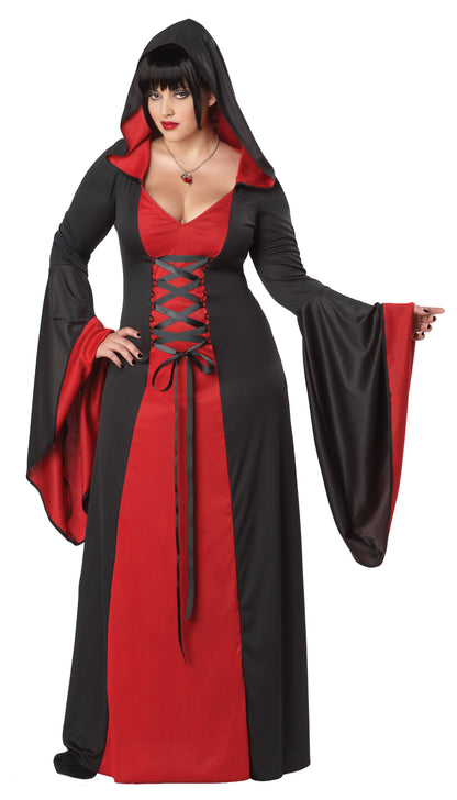California Costumes Plus-Size Deluxe Hooded Robe