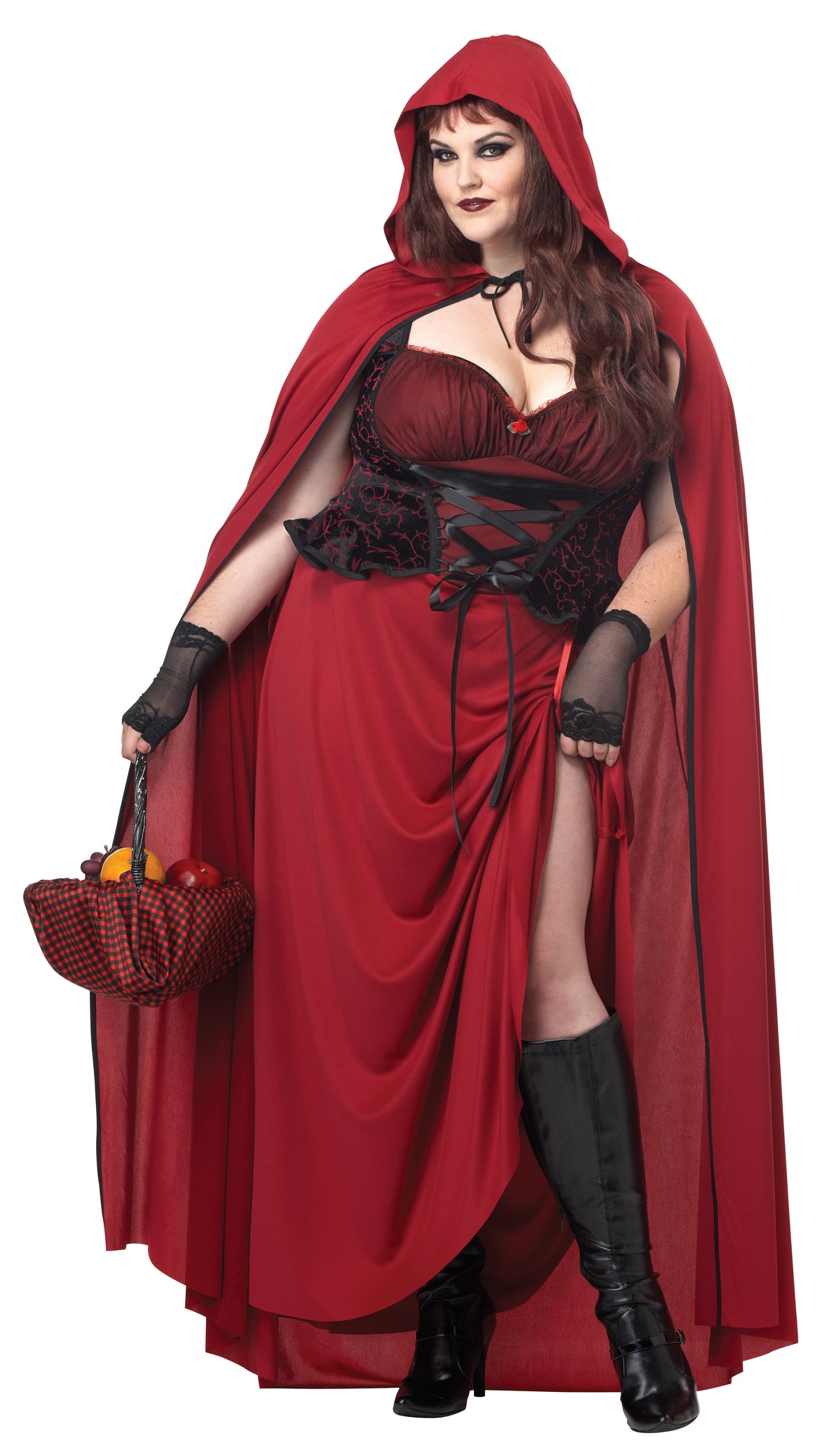 California Costume Dark Red Riding Hood