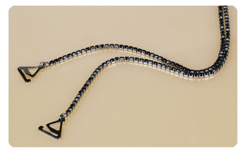 Envy Body Shop 1 Row Rhinestone Bra Bling Strap