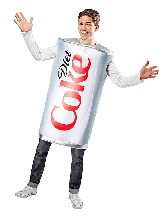Diet Coke Costume for Adults, Unisex One Size