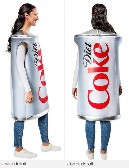 Diet Coke Costume for Adults, Unisex One Size