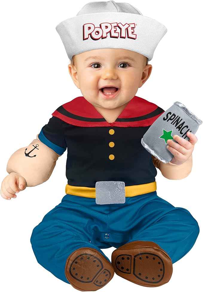 Popeye Infant and Toddler Costume