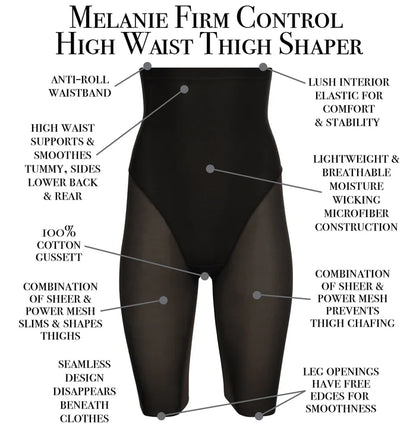 104 Melanie Firm Control High Waist Thigh Shaper