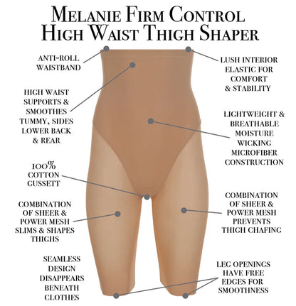 104 Melanie Firm Control High Waist Thigh Shaper