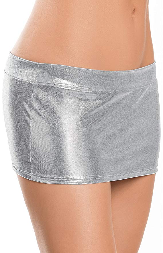 Metallic Mini-Skirt