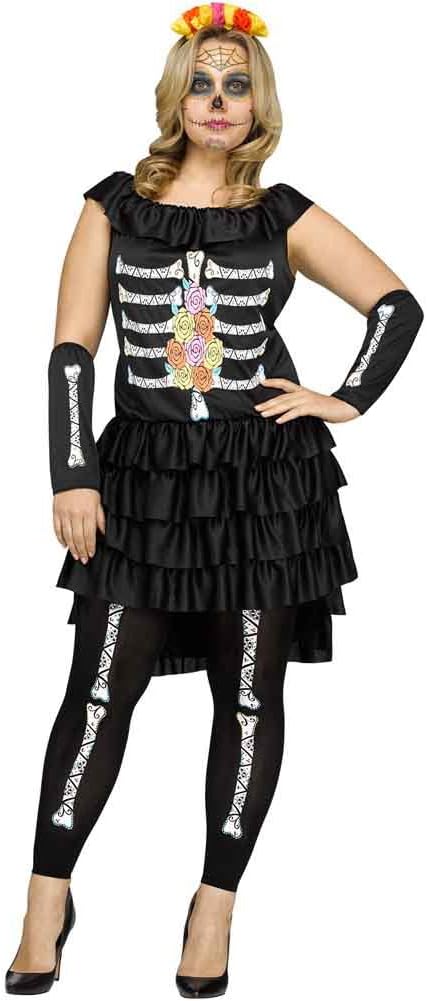 Dia De Los Muertos Queen Costume