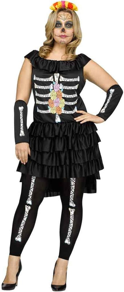 Dia De Los Muertos Queen Costume