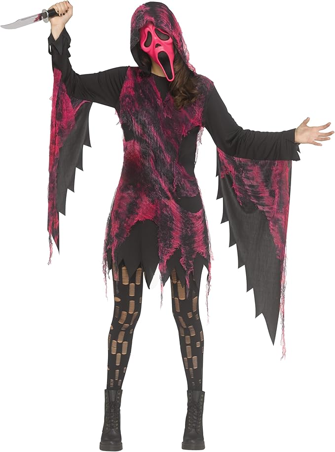 Fun World Pink Ghost Face Adult Costume
