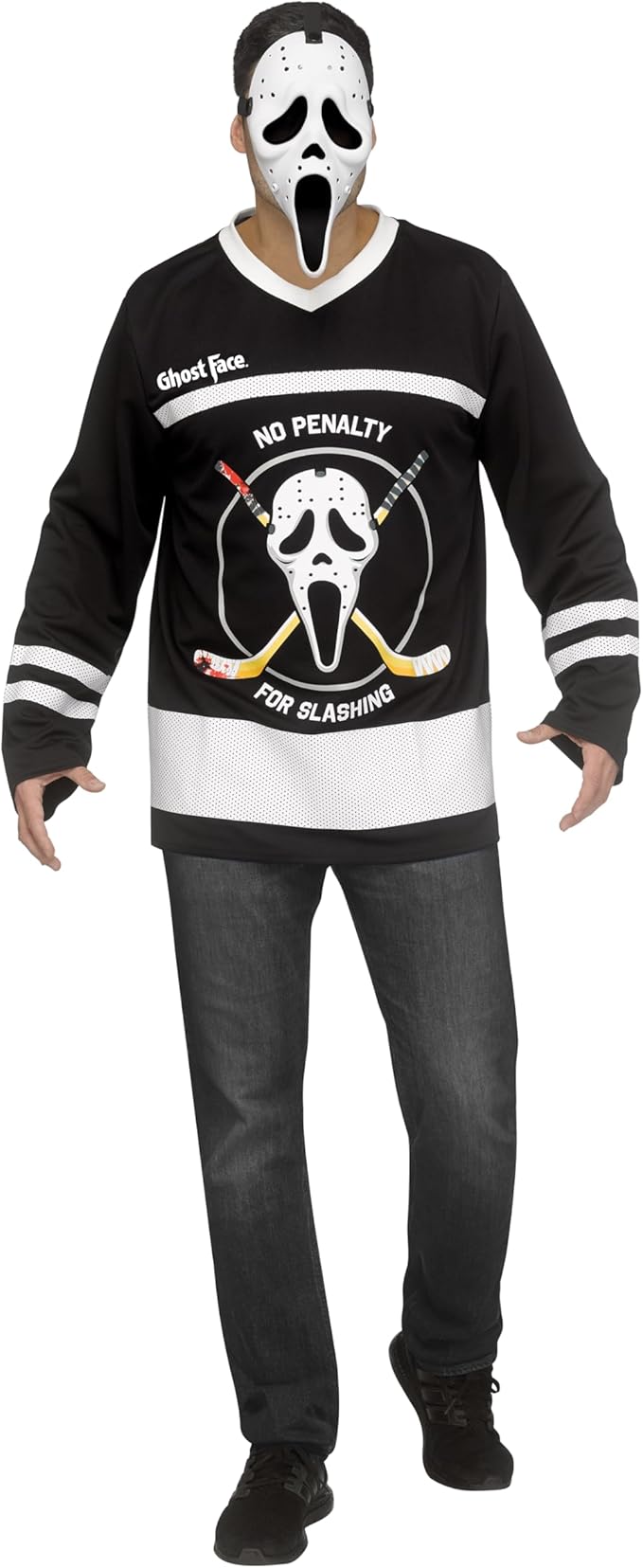 Fun World Ghost Face Deluxe Hockey Adult Costume