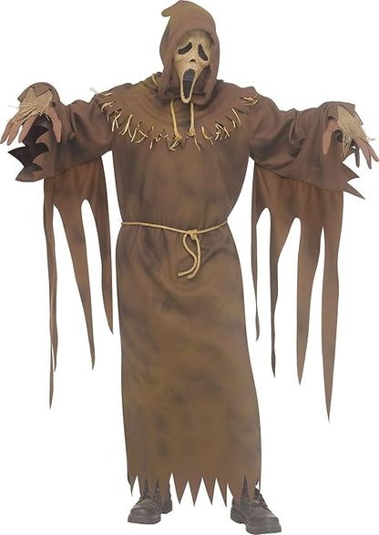 Fun World Ghost Face Scarecrow Costume Adult Scream Halloween Cosplay