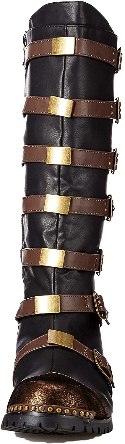 Ellie Shoes 158-PUNK 1.5" Mens Knee Boot with Buckles (Used)