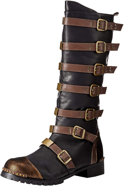 Ellie Shoes 158-PUNK 1.5" Mens Knee Boot with Buckles (Used)