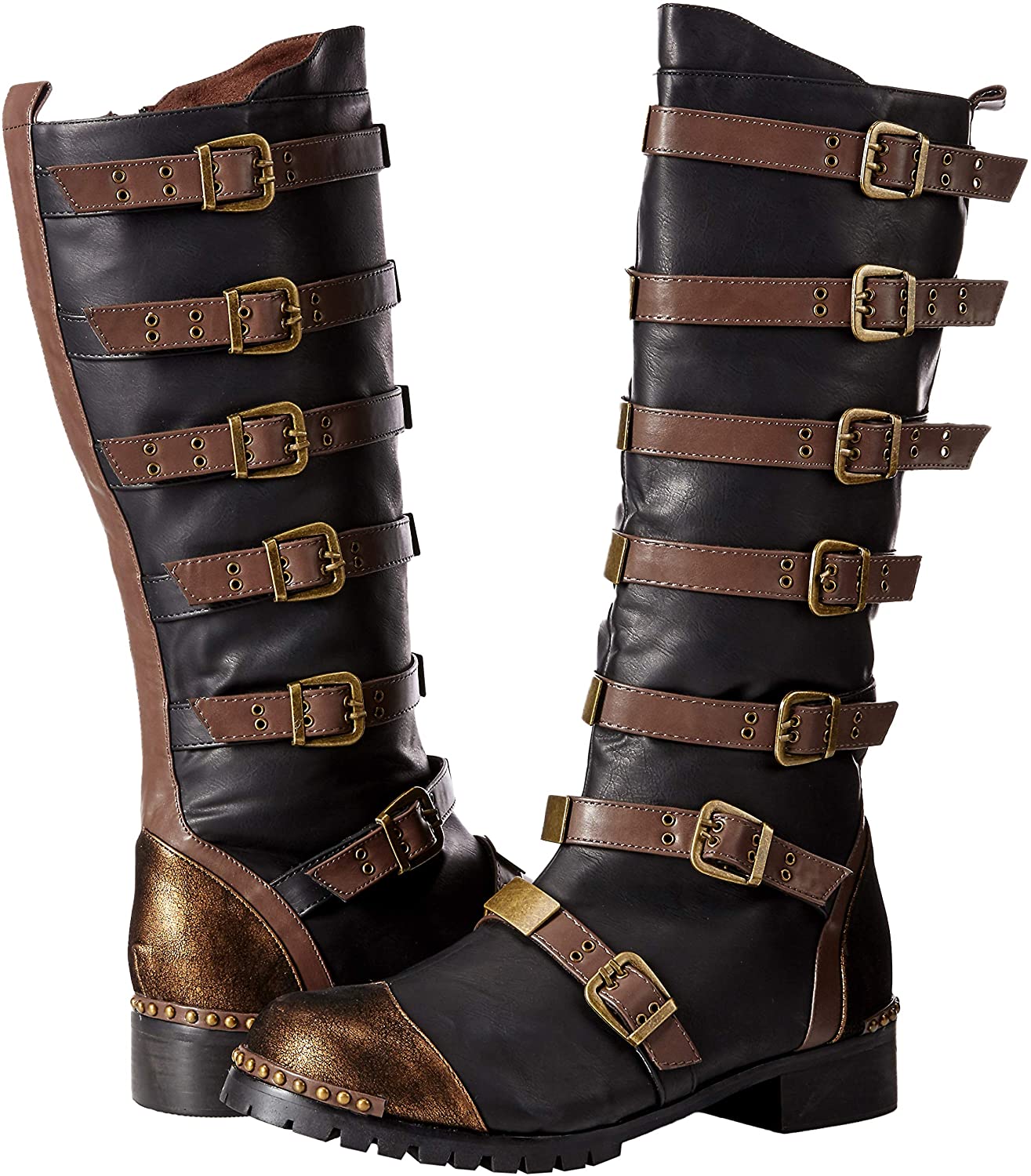 Ellie Shoes 158-PUNK 1.5" Mens Knee Boot with Buckles (Used)